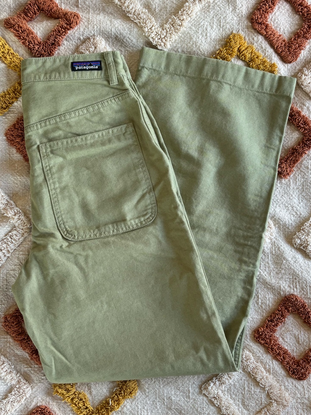 Patagonia Olive Green Chinos with Back Pocket